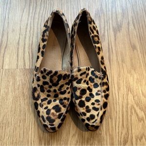 Madewell The Frances Loafer in Leopard Calf Hair